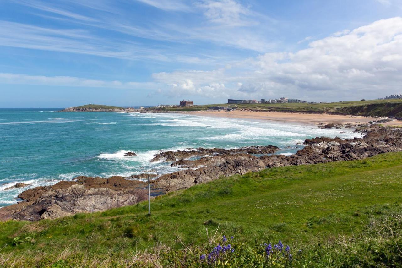 Fistral Beach Garden Apartment 3 New Quay Buitenkant foto