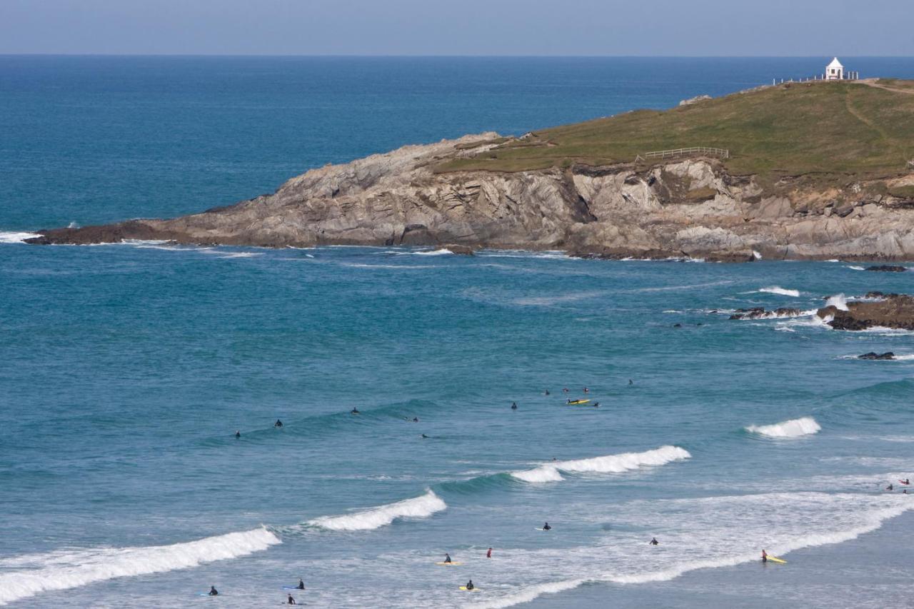 Fistral Beach Garden Apartment 3 New Quay Buitenkant foto