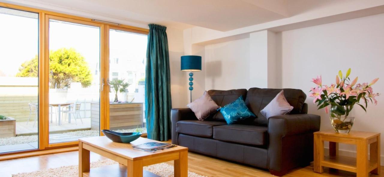 Fistral Beach Garden Apartment 3 New Quay Buitenkant foto